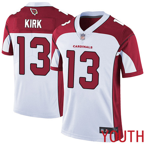 Arizona Cardinals Limited White Youth Christian Kirk Road Jersey NFL Football #13 Vapor Untouchable